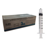 Seringa 3ml Sem Agulha Bico Rosca Luer Lock Sr Caixa 500 Un Capacidade Em Volume 3 Ml