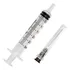 Seringa Descartável 03ml Slip Com Agulha 25x0 70 C  100un Descarpack