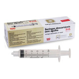 Seringa HiPodérmica Sem Agulha 5ml Bico Luer Lock descarpack