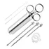 Seringa Injetor Temperos 3 Agulhas Inox Profissional Carne