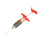 Seringa Injetora De Temperos 2 Agulhas Inox Carnes 30 Ml