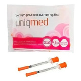 Seringa Insulina 0 3ml 6x0 25mm Uniqmed Blister Com 10un