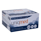 Seringa Insulina botox 0 5ml 6x0 25mm Ultrafine Uniqmed 100u