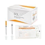 Seringa Para Insulina 0 5ml Com Agulha Fixa 0 25mm X 6mm Bag Caixa Com 100 Unidades SOL Millennium