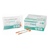 Seringa Para Insulina 1 0ml 31g Agulha 6 X 0 25mm Uniqmed