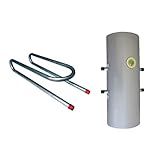 Serpentina De Fogão E Cilindro Galvanizado 3-4 81x44cm 100L