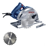 Serra Circular Elétrica Bosch Gks 150 184mm 1500w Azul 110v