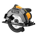 Serra Circular Profissional 7 1 4 Pol 1600w 220v Deko Frequência 50 60hz