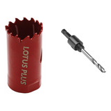 Serra Copo Bimetal Aço Rápido 27mm Suporte Adaptador