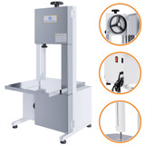 Serra Fita Bancada Mesa Inox Maquina Cortar Carne 1 46 1 3cv