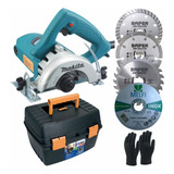 Serra Marmore 125mm 4100nh2z 1450w Makita Kit Acessorios