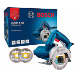 Serra Mármore A Seco 1500w Gdc 150 Titan Com 2 Discos Bosch