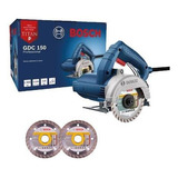 Serra Mármore Gdc 150 1 500w 125mm 127v C 2 Discos Bosch