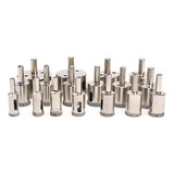 Serras Copo Diamantadas Vidro Ceramica Etc Kit 18 Peças