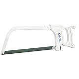 Serrote Para Açougueiro 30cm Corta Carne E Osso Arco Serra Cricri Fita Manual Açougue Bovino Peixe Frango Pequeno Serrinha Branca