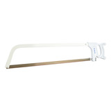 Serrote Para Açougueiro 60cm Corta Carne E Osso Arco Serra Cricri Fita Manual Açougue Bovino Peixe Frango Grande Serrinha Branca