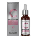 Sérum Facial Nano Vitamina C 10 Y Ácido Ferúlico 0 5 Ph 3 5 4 5 Absorção Rápida Toque Suave Momento De Aplicação Dia Noite Tipo De Pele Todo Tipo De Pele Serum Belleza Oculta 30ml
