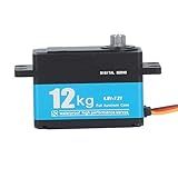 Servo Motor De 12KG Engrenagem De Metal Servo RC De Alto Torques Servo De Direção De Engrenagem Totalmente Metálica à Prova D água Servo Digital De Rolamento De Esferas Duplo