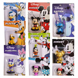 Set Com 09 Miniaturas Bonecos Disney Bbr