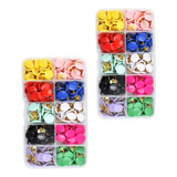 Set De 10mm Tachinhas Coloridas Tipo Com Caixa 2 Caixa