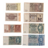 Set De Cédulas De Reichsmark Original Segunda Guerra