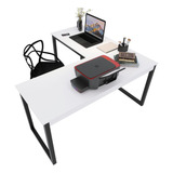 Set Mesa Em L Vintage 150x150cm Cadeira P Escritório