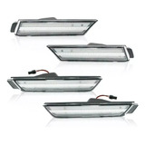 Seta Pisca Led Lateral Gm Camaro 2010 2013 2015 4pçs Cristal