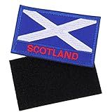 SEWACC 10 Pcs Remendo Escocês Remendo Da Bandeira Do País Bandeiras Ao Ar Livre Bandeira Da Escócia Bandeira Escocesa Decoração Escocesa Roupa Militar Poliéster Bordado Roupas Pequenas