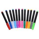 SEWACC 12 Unidades Canetas De Giz Líquido Marcadores De Apagamento A Seco Canetas Para Escrever Canetas Marcadoras Canetas De Quadro LED Caneta De Escrever Janela Caneta Lousa Filho