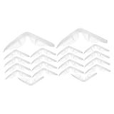 SEWACC 20 Unidades Máscara Nasal Com Tira Máscara De Tira Nasal Suporte Nariz Máscara Almofadas De Tiras De Ponte Nasal Almofada De Nariz De Máscara Pequena Acessórios Cabo De Aço Branco