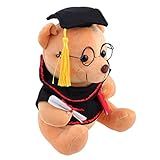 SEWACC Classe De 2023 Brinquedos De Urso Boneca De Formatura Gigante Urso De Formatura Recheado De Pelúcia Ursinho De Formatura Pelúcia Rj Urso De Formatura Bonés Rei De Pelúcia Presente