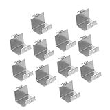 SEWOART 15 Unidades Fivela De Suporte De Geladeira Frigobar Clipe De Prateleira Clipes De Prateleira De Geladeira Resfriador Geladeira Inox Aço Inoxidável Bola Congelador