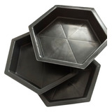 Sextavada De Plástico Para Piso De Concreto Kit Com 2 Peças