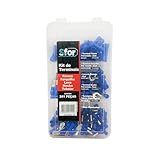 SFOR Kit Terminais E Conectores Elétricos Exclusivo Para Fios E Cabos De 2 5mm 241 Peças 200 Terminais 40 Conectores 1 Caixa Ideal Para Conexões Elétricas E Projetos De Construção