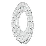Sfor Organizador De Fios E Cabos 19mm X 1 5m Branco 1 Peça Agrupar Cabos E Organizar Ambientes