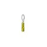 Sfor Terminal Anel Pré Isolado Amarelo 4 0X6 0 Mm M6 20 Peças