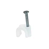 Sforplast Fixa Fio Coaxial 7 Preto - Prego 2 5X25-100 Peças
