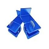 Sforplast Sfor - Conector De Derivação Azul 0 75-2 5 Mm- - 6 Peças - Remove A Isolação Dos Fios Emenda E Isola A Conexão