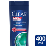 Shampoo Anticaspa Clear Limpeza Diária 2 Em 1 400ml