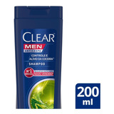 Shampoo Anticaspa Controle Alívio Da Coceira 200ml Clear Men