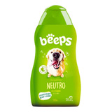 Shampoo Beeps 500ml Neutro Com Cheiro De Maça Verde