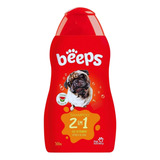 Shampoo Beeps 500ml Pelos Curtos 2 Em 1 cheiro De Melancia