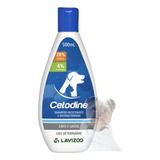 Shampoo Cetoconazol Para Pet Cetodine 500ml Fragrância Melancia Tom De Pelagem Recomendado Os Pelos