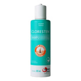 Shampoo Cloresten Para Cão Cães Gatos Antibacteriano 200 Ml