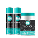 Shampoo Condicionador Ativador Cachos De Mola Glamour