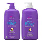 Shampoo Condicionador Aussie Mega Moist 778 Ml kit 