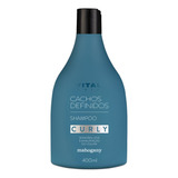 Shampoo Curly Cachos Definidos Vital Hair Mahogany 400ml