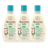 Shampoo E Condicionador Aveeno Kids 2 Em 1 Shampoo E Condic