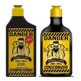 Shampoo E Condicionador Danger Barba E Cabelo Barba Forte