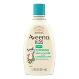 Shampoo E Condicionador Hidratante 2 Em 1 Aveeno Kids Limpa